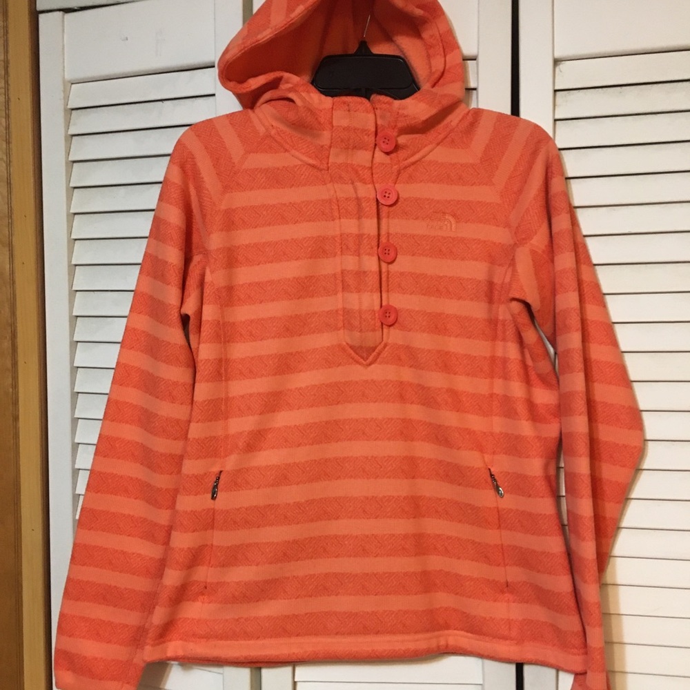 Women’s The North Face Striped hoodie medium size